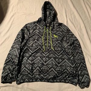 PINK Victoria’s Secret Gray/Black Windbreaker